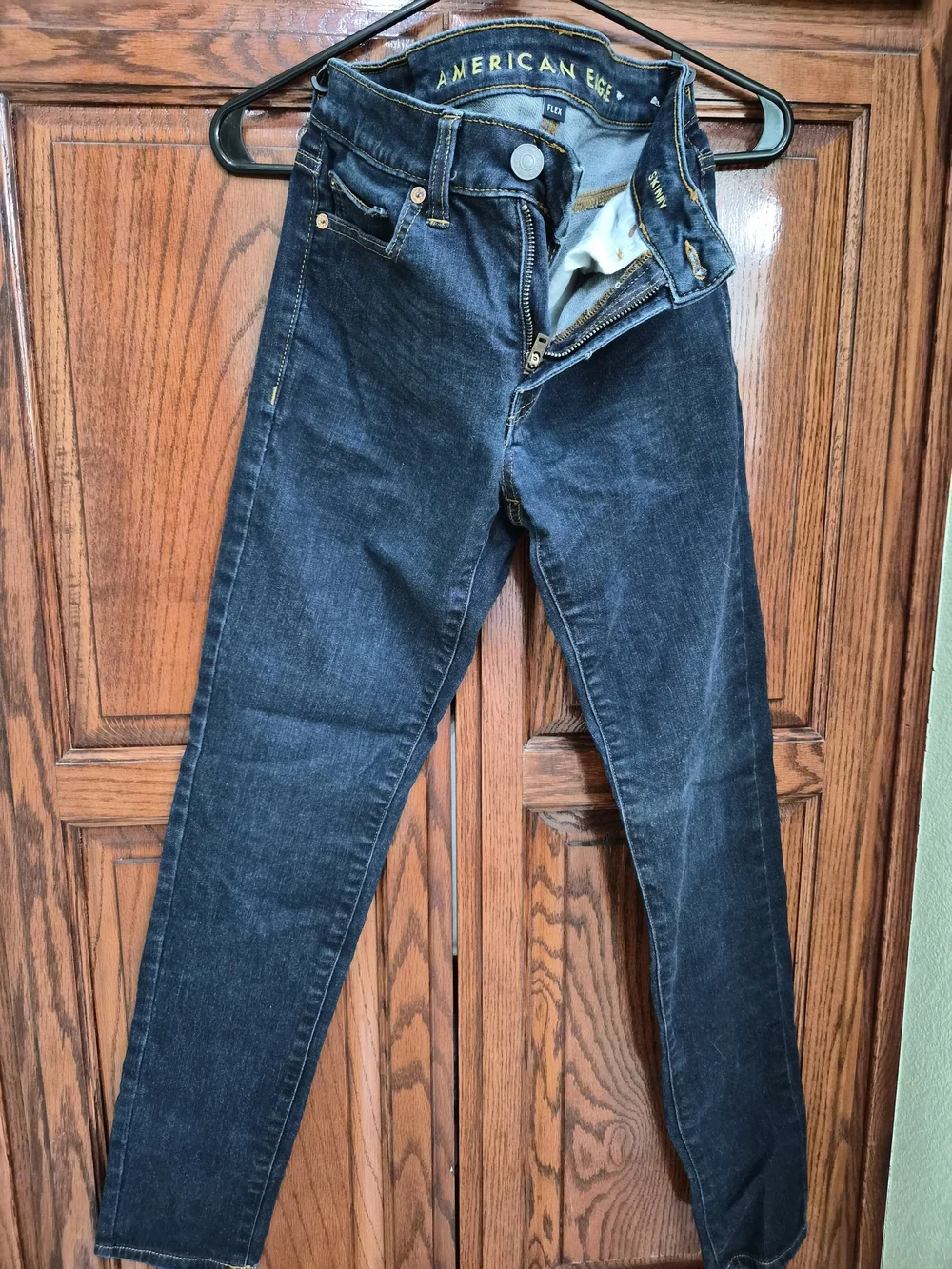 American Eagle Outfitters Men's Dark Indigo Skinny Jeans